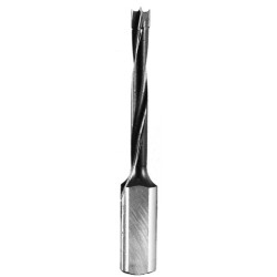 Brad Point Dowel Drill Bit 5mm Diameter 43mm Cutting Edge 2 Flute 70mm Long 10mm Shank RH Industrial Series