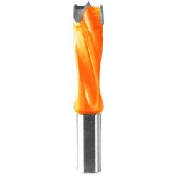 Brad Point Dowel Drill Bit 10mm Diameter 30mm Cutting Edge 2 Flute 55mm Long 8mm Shank LH Industrial Series