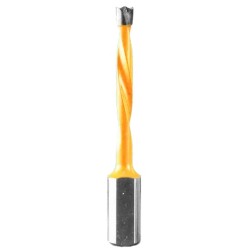 Durox Point Dowel Drill Bit 5/16" Diameter 27mm Cutting Edge 2 Flute 58mm Long 10mm Shank LH Industrial Series