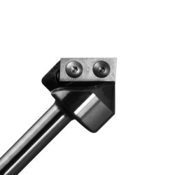 Insert V-Groove Router Bit 100mm Diameter 0.305" Cutting Edge 2 Wing 75.00&deg; 3/4" Shank RH