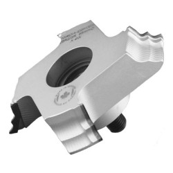 PCD Double Radius Edgebander Cutter 85mm Diameter 4 Wing 2mm Radius-1 3mm Radius-2 HSK25 Core LH