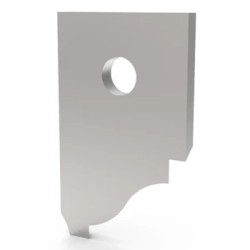 Replacement Carbide "F" Knife Insert for Corner Clean Out Router Bit