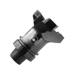Insert Spoil Board Surfacing Router Bit 3" Diameter 0.551" Cutting Edge 3 Wing 100mm Long HSK63F Core RH
