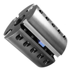 Corrugated Knife Cutterhead 100mm Diameter 100mm Cutting Edge 20&deg; 4 Wing 1-1/4" Bore