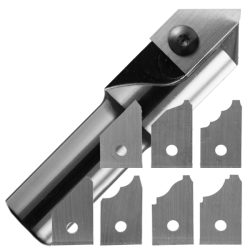 Insert Corner Clean Out Router Bit 26mm Diameter 1 Flute 3-1/2" Long 3/4" Shank - Tool Only