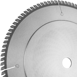 Thin Rim TCG Saw Blade 12" x 80 Tooth x 2.4mm Kerf x 1" Bore Industrial Series