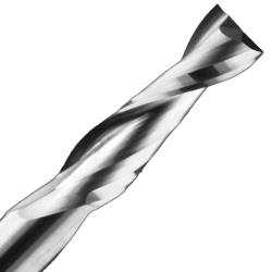 3/8" Diameter x 1-1/4" Long x 3" Overall Length x 3/8" Shank x 2 Flute Solid Carbide Router Upcut Bit