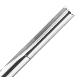 1/2" Diameter x 1-1/4" Long x 3-1/2" Overall Length x 1/2" Shank x 2 Flute Straight Flute Wood Plastic Bit