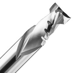 1/2" Diameter x 1-1/8" Long x 1/2" Shank x 2 Flute Chipbreaker Compression Bit