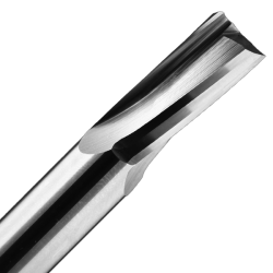 1/2" Diameter x 1-1/8" Long x 3-1/2" Overall Length x 1/2" Shank x 3 Flute Upcut Low Helix Finisher Bit