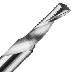 1/16" Diameter x 1/4" Long x 2" Overall Length x 1/8" Shank x 1 Flute O-Flute Upcut Spiral Alum Bit
