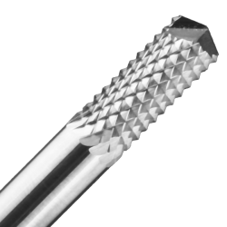 1/2" Diameter x 1" Long x 3" Overall Length x 1/2" Shank Fiberglass Burr Tool Bit