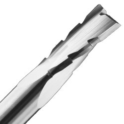 1/2" Diameter x 1-1/4" Long x 3" Overall Length x 1/2" Shank x 3 Flute Upcut Phenolic Spiral Bit