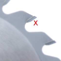 Replacement Tip for Carbide Tipped Groovers - 1" Kerf - Price Per Tip