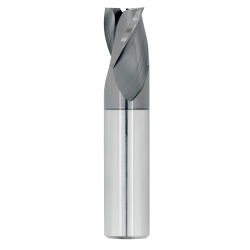 1/8" Diameter 3 Flute 1/4" Cut 1-1/2" Length 1/8" Round Shank Single End Square TiALN
