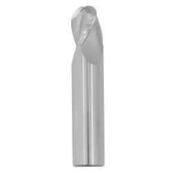 1/32" Diameter 3 Flute 1/16" Cut 1-1/2" Length 1/8" Round Shank Single End Ball Nose Uncoated