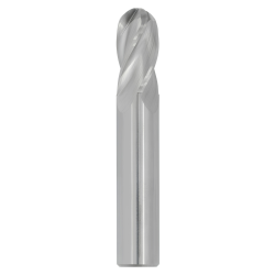 1/32" Diameter 4 Flute 3/32" Cut 1-1/2" Length 1/8" Round Shank Single End Ball Nose Uncoated