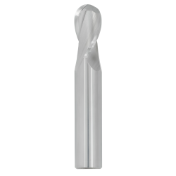 1/16" Diameter 2 Flute 3/16" Cut 1-1/2" Length 1/8" Round Shank Single End Ball Nose Uncoated