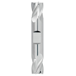 1/32" Diameter 4 Flute 1/16" Cut 1-1/2" Length 1/8" Round Shank Double End Square Uncoated