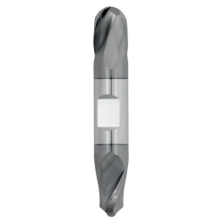 1/16" Diameter 2 Flute 1/8" Cut 1-1/2" Length 1/8" Round Shank Double End Ball Nose TiALN