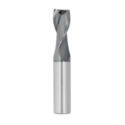 1/32" Diameter 2 Flute 3/32" Cut 1-1/2" Length 1/8" Round Shank Single End Square TiALN
