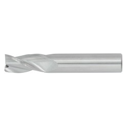1" Diameter 3 Flute 1-1/2" Cut 4" Length 1" Round Shank Single End Square Uncoated