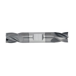 1/16" Diameter 4 Flute 1/8" Cut 1-1/2" Length 1/8" Round Shank Double End Square TiALN
