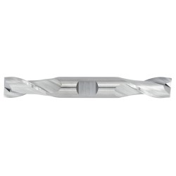 1/2" Diameter 2 Flute 1" Cut 4" Length 1/2" Weldon Shank Double End Square Uncoated