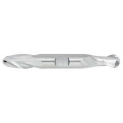 1/2" Diameter 2 Flute 1" Cut 4" Length 1/2" Weldon Shank Double End Ball Nose Uncoated