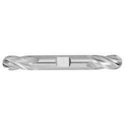 1/2" Diameter 4 Flute 1" Cut 4" Length 1/2" Weldon Shank Double End Ball Nose Uncoated