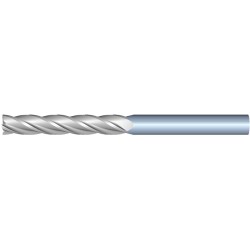 10mm Diameter 4 Flute 75mm Cut 150mm Length 10mm Round Shank Single End Square Uncoated