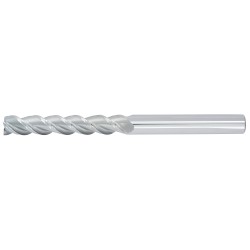 5/8" Diameter 3 Flute 3" Cut 6" Length 5/8" Round Shank 45DEG Helix Single End Square Uncoated