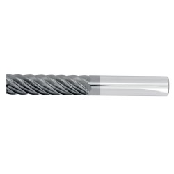 1" Diameter 7 Flute 2-5/8" Cut 5" Length 1" Round Shank .030 Corner Radius HEM