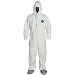 Tyvek 400 Coverall XL - Hooded - Boots - Elastic Wrists