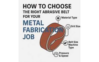 How to Choose the Right Abrasive Belt for Your Metal Fabrication Job