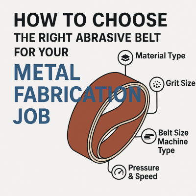 How to Choose the Right Abrasive Belt for Your Metal Fabrication Job