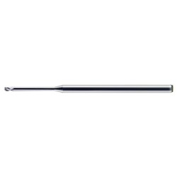 Ball Nose End Mill .020 × 1/8 x .030 LOC 2-1/2 OAL (.300″ Reach) 3 Flute Miniature Solid Carbide