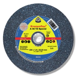 Cut Off Wheel Type 1 (Flat) 4" X 1/16"(1.6mm) X 5/8 A46TZ for Steel & Stainless Steel Klingspor 194071