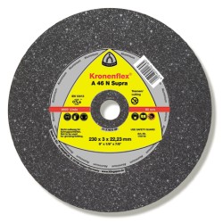 Grinding Disc Type 27 (Depressed Center) 5" x 1/4" (6mm) x 7/8" A46N for Aluminum Klingspor 2226