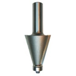 102R8-60 Bevel Bit 2 Flute 1-3/8" Cutting Height 1/2" Shank 30° Angle