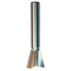 104R4-13 Dovetail Bit Right Hand Rotation 2 Flute 1/2" Cutting Height 17/32" Diameter 1/4" Shank 14° Angle