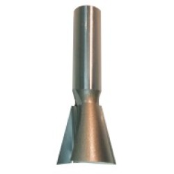 104R8-10L Dovetail Bit Left Hand Rotation 2 Flute 3/8" Cutting Height 3/8" Diameter 1/2" Shank 9° Angle