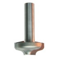 124R4-25 Flat Ogee Plunge Bit 2 Flute 1/8" Radius 1/4" Shank