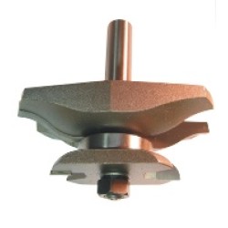 126R8-84BC Ogee Fillet Raised Panel Bit With Back Cutter 2 Flute 1/2" Shank