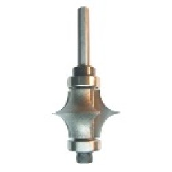 157R4-25 Beading Bit Leaf-Edge Style 2 Flute 3/16" Radius 1/4" Shank