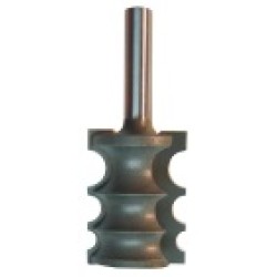 161R4-22 Variable-beading Bit 2 Flute 5/32"& 1/8" & 5/64" Radius 1/4" Shank