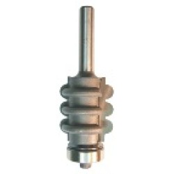 164R4-22 Convex Beading Bit 2 Flute 1/8" Radius 1/4" Shank