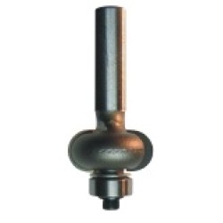 169R4-4 Convex Beading Bit 2 Flute 5/32" Radius 1/4" Shank
