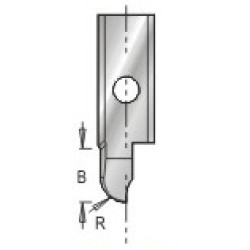 3185028 Engraving Insert Knife Core Box 1.5mm Radius 5mm Cutting Height