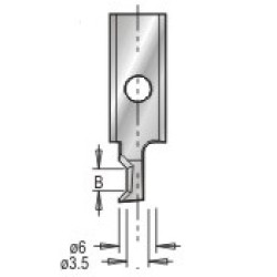 3185040 Insert Knife Cutting and Chamfering 0.5mm